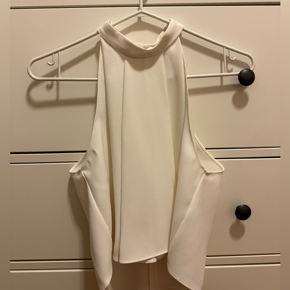 Zara white halter top - Picture 1 of 3